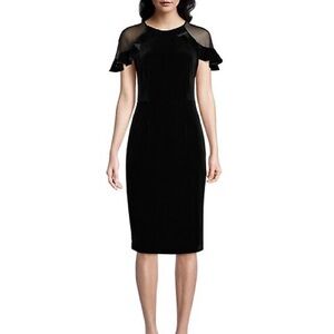 Eliza J Black Midi Dress